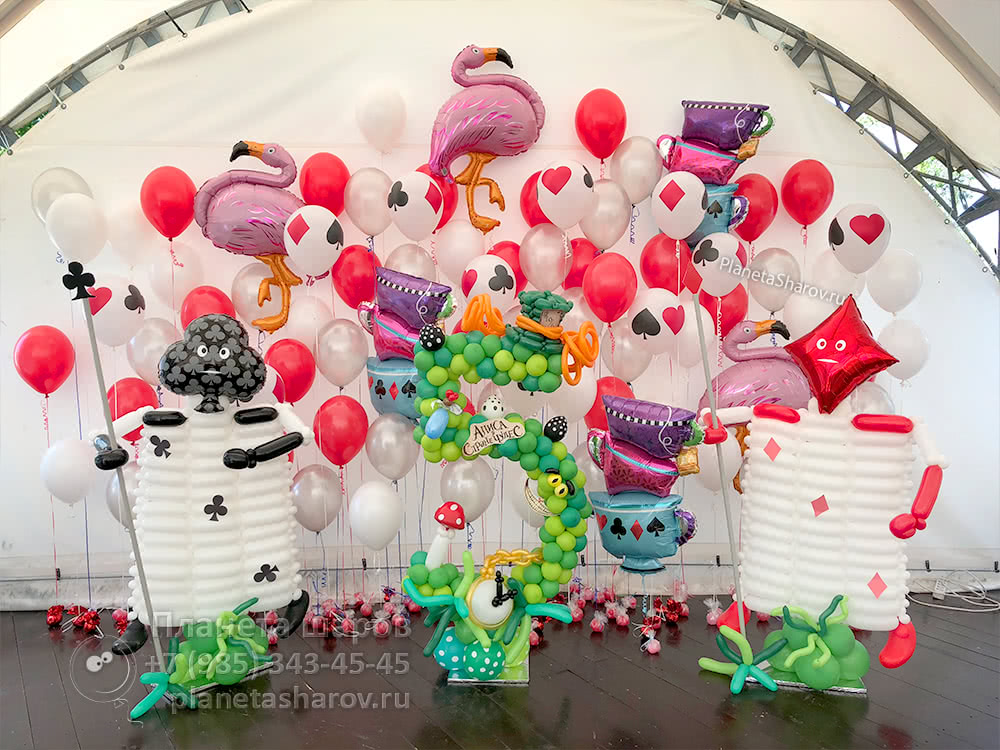 Оформление Дня рождения воздушными шарами