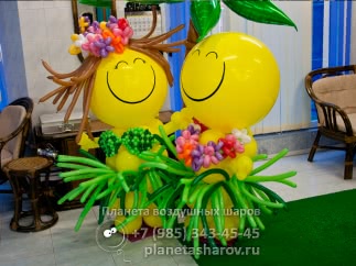 Оформление гавайской вечеринки