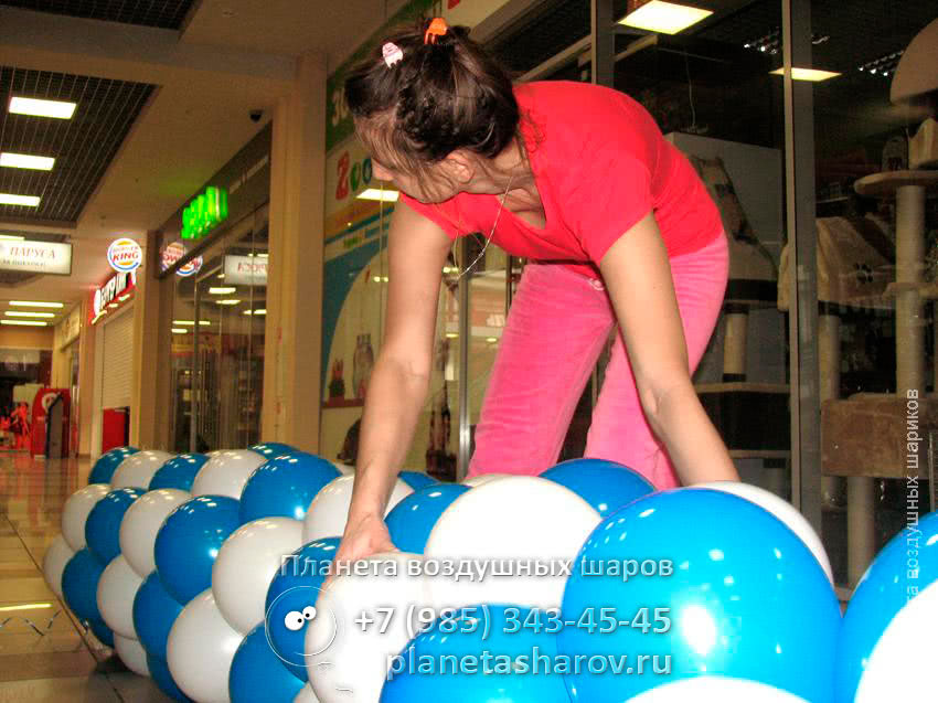 Шарики на открытие магазина