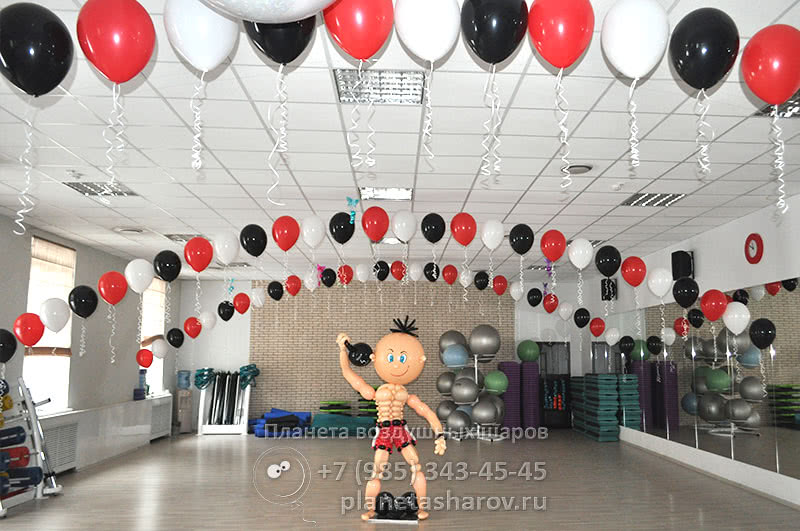 Оформление фитнес клуба