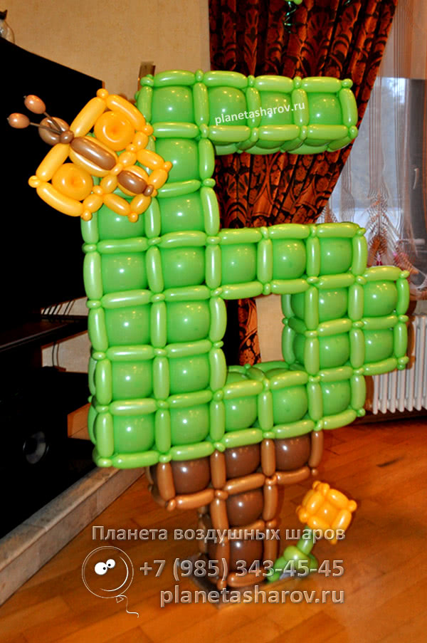 День рождения в стиле Майнкрафт