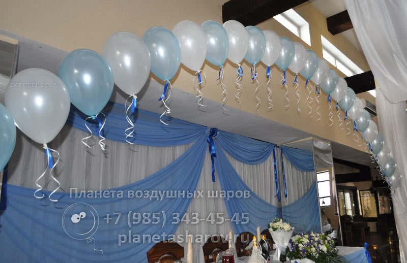 Свадьба в голубых тонах