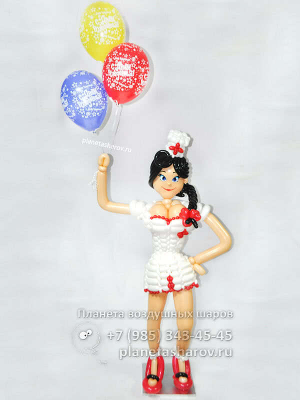 Медсестра из шаров