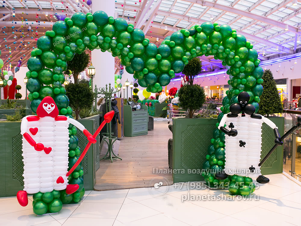 Алиса в стране чудес - оформление детского праздника