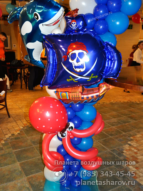 День рождения в пиратском стиле День рождения в пиратском стиле