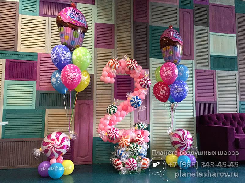 Оформление сладкого праздника