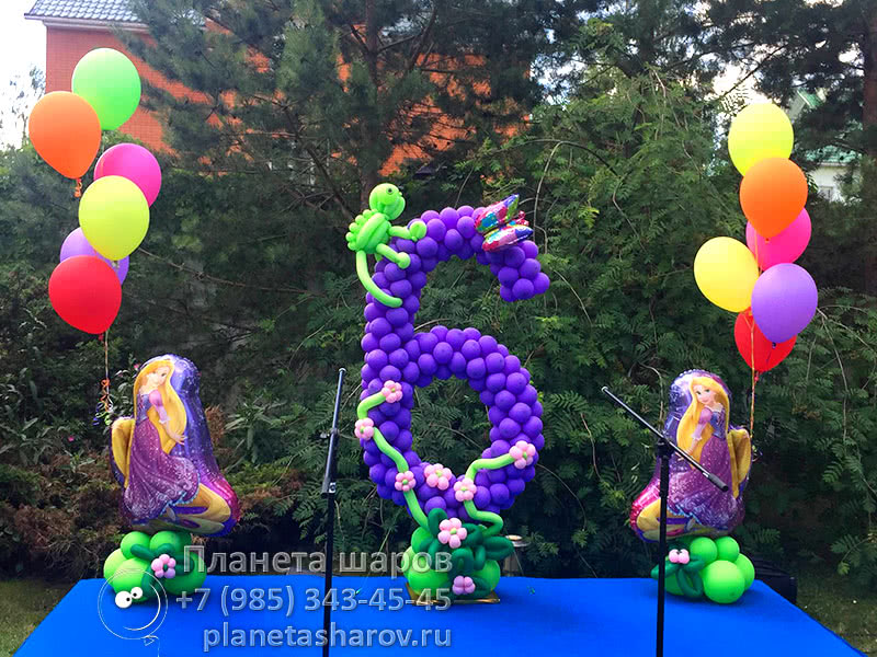 Оформление в стиле рапунцель Оформление в стиле рапунцель