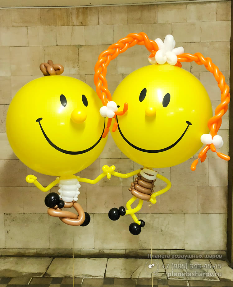 Композиции из шаров на день знаний
