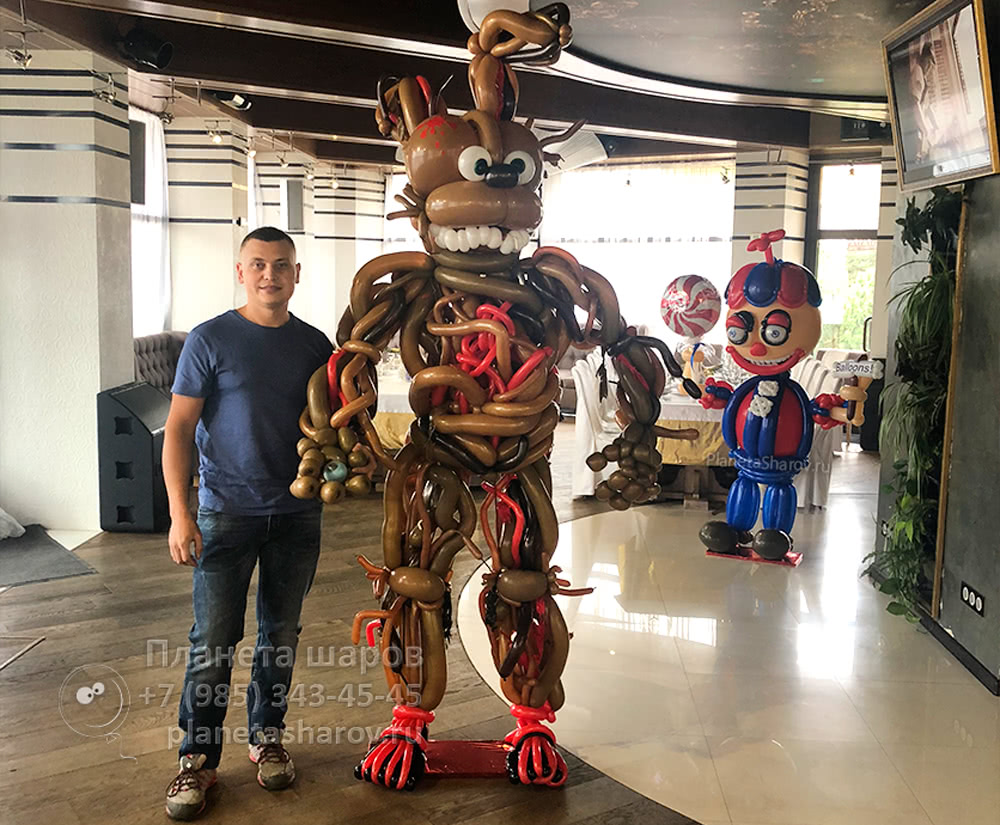 День рождения в стиле 5 ночей Фредди