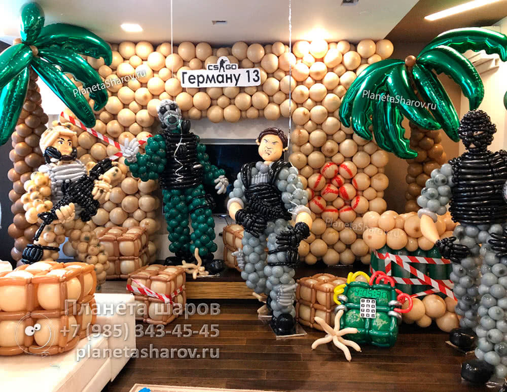 Украшение дома к 23 февраля