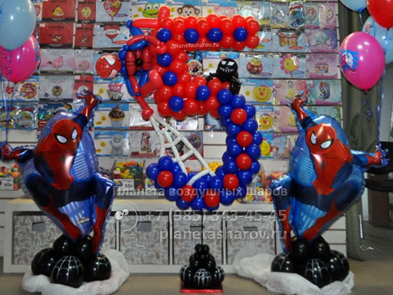 Оформление в стиле человек паук