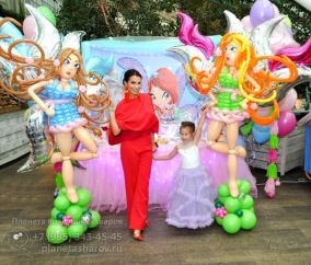 Оформление праздника в стиле Winx Оформление праздника в стиле Winx