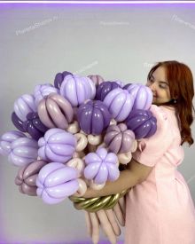 Цветочный букет из шаров