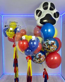 Набор ярких и больших шаров