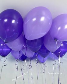 Набор фиолетовых шаров
