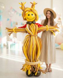 Масленица из шаров