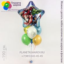 Букет из шаров с Мстителями