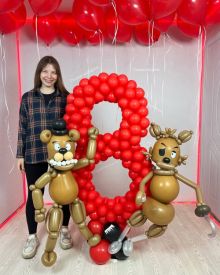 Цифра в стиле Фредди