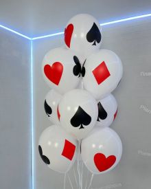 Фонтан из шаров с мастями