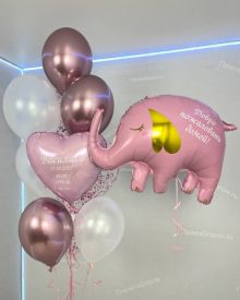 Фонтан на выписку розовый