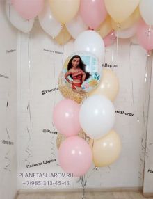 Шары в стиле мультика "Моана"