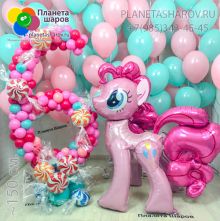 Шары с розовым пони