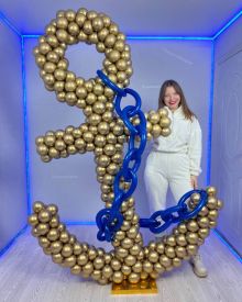 Якорь из воздушных шаров