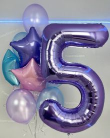 Фонтан с сиреневой звездой