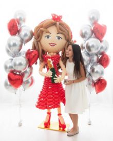 Подарок подруге из шаров