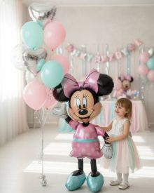 Мини-Маус с фонтаном шаров