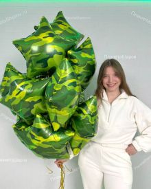 Связка из 15 камуфляжных звезд