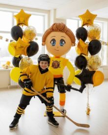 Хоккеист из шаров