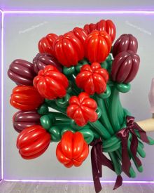 Букет красных цветов