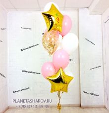 Фонтан с золотыми звездами