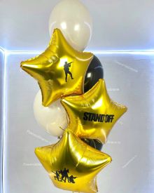 Фонтан черно-золотой