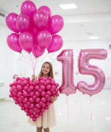 Шары на пятнадцатилетие