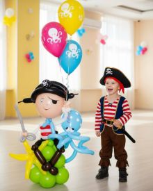 Детский пират из шаров