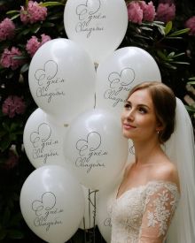 Свадебный фонтан из шаров