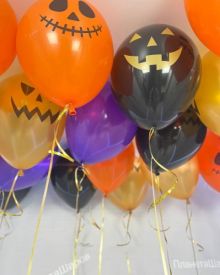 Шары тыквы на Хэллоуин 