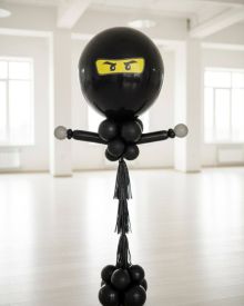 Большой шар чёрный ниндзя