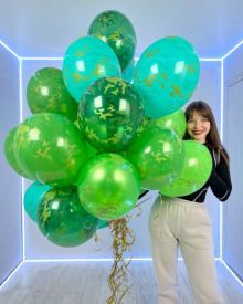 Связка 21 шар милитари