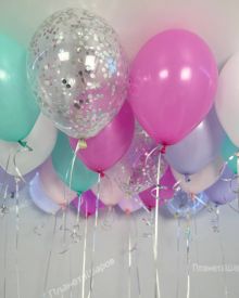 Шары нежного цвета