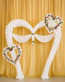 Свадебная арка из шаров