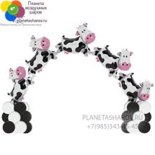 Арка из шаров 33 КОРОВЫ