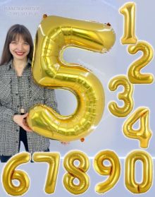 Золотые шары цифры