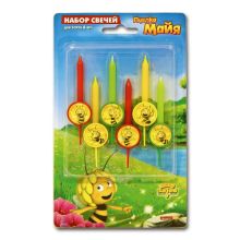 Свечи д/торта Пчелка Майя 6шт/A