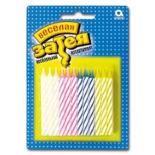 Свечи д/торта ассорти 24шт/V