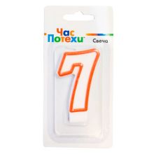 Свеча -цифра "7" Классик 6см/G