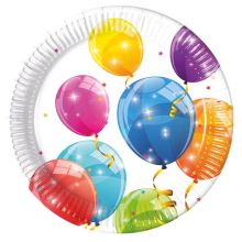Тарелка Шарики сверкающие 20см 8шт/P