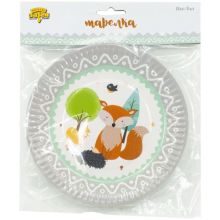 Тарелка бум Лесные Друзья 17см 6шт/G